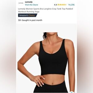 Lemedy Longline Sports Bra Tank